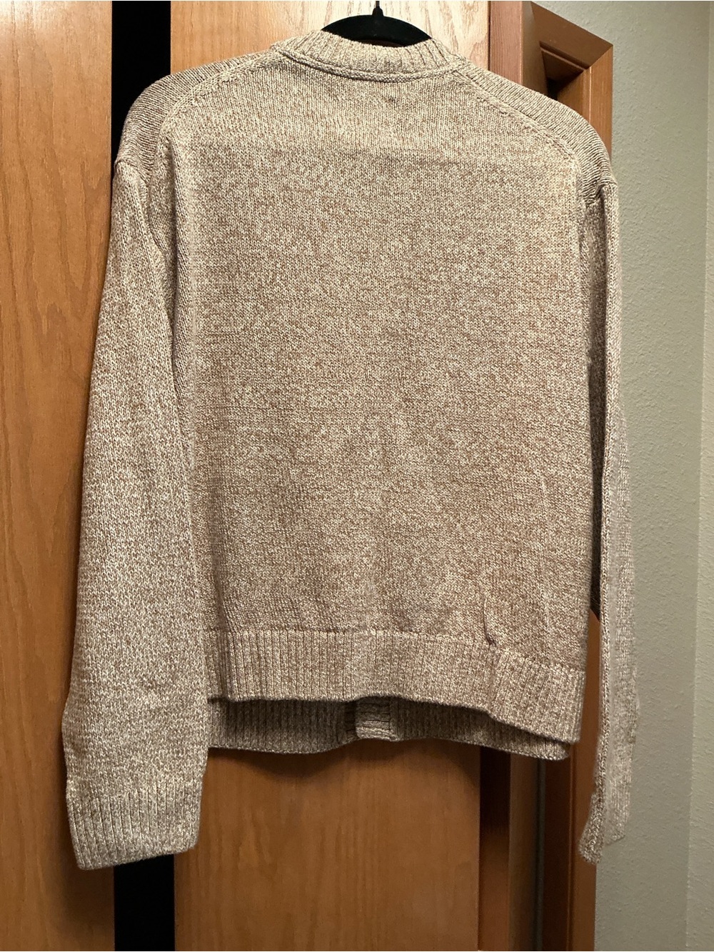 Abercrombie & Fitch Beige Cardigan with Pink and Blue Embroidery - Picture 2 of 2